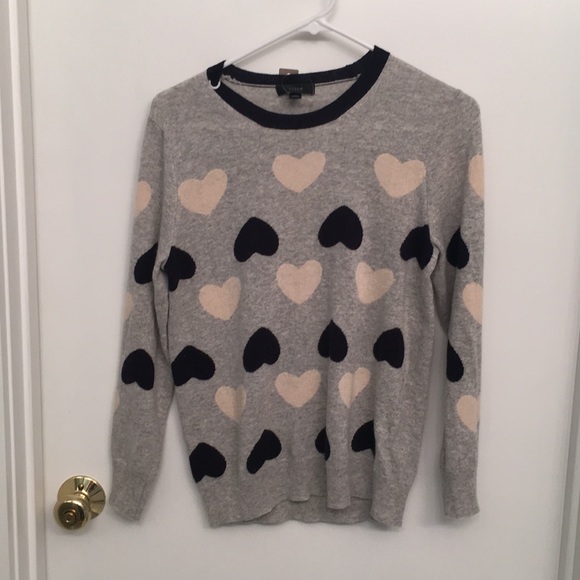 J. Crew Sweaters - Heart JCrew sweater. New with tags
